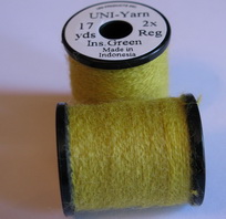 UNI- Yarn 17 yds 2x green olive